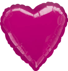 18 inch Fuchsia Hearts