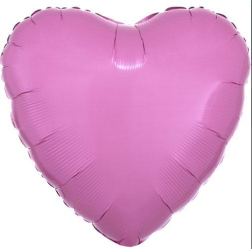 18 inch Metallic Pink Heart