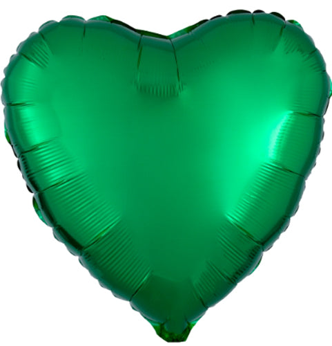 18 inch Green Hearts
