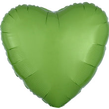 18 inch Kiwi Green Hearts