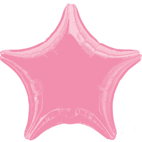 19 inch Metallic Pink Star