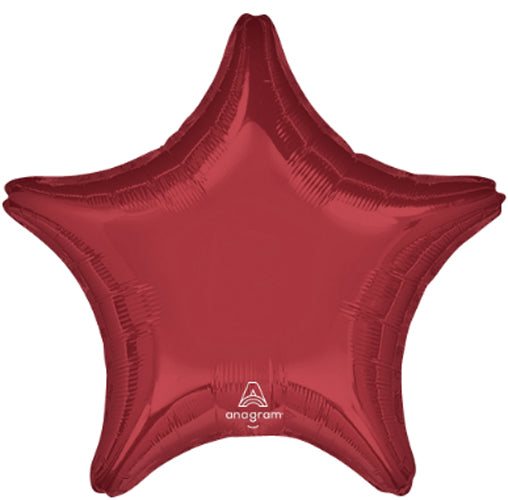 19 inch Burgundy Star