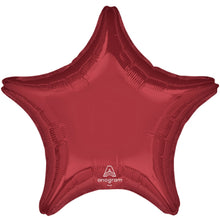 19 inch Burgundy Star