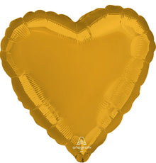 36 inch Gold Hearts