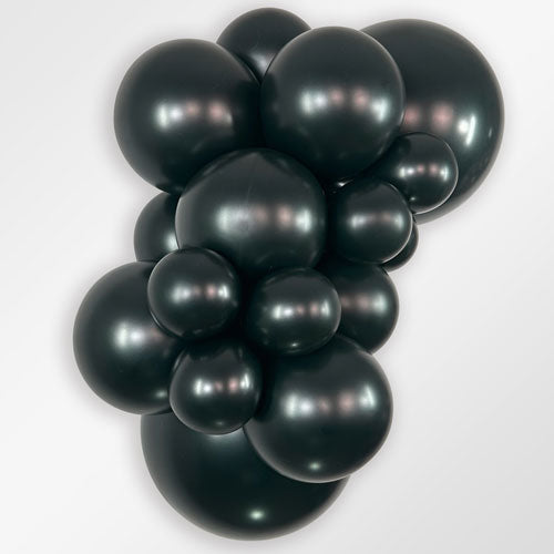 5" Metallic Black Sempertex Balloons