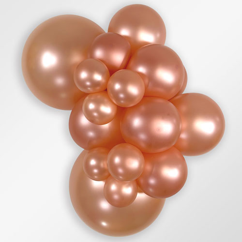 18" Metallic Rose Gold Sempertex Balloons