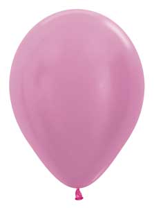5 Pearl Fuchsia Sempertex Balloons