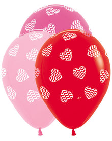 Chevron Hearts Assortment