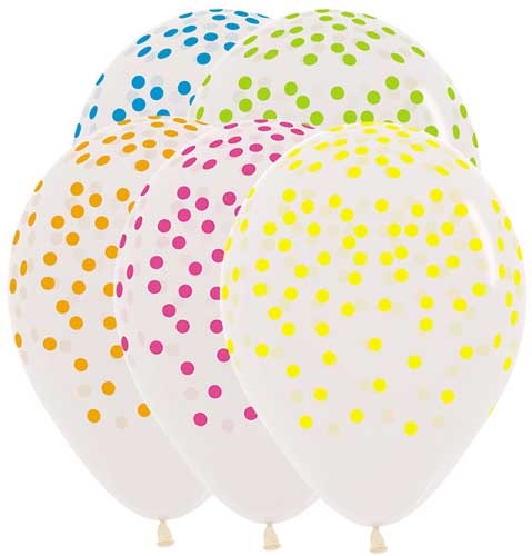 Neon Confetti Balloons