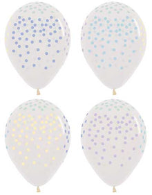 Pastel Confetti Balloons
