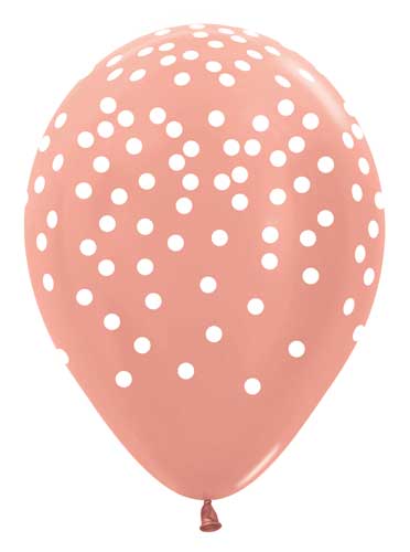 White Confetti Balloons
