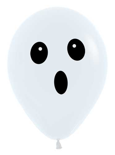 Ghost Face Latex Balloons