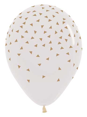 Gold Triangles Balloons