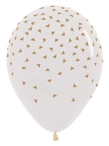 Gold Triangles Balloons