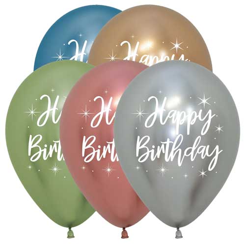 Birthday Reflex Balloon Assortment