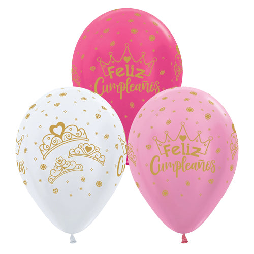 11" Feliz Cumpleanos Crowns Assortment