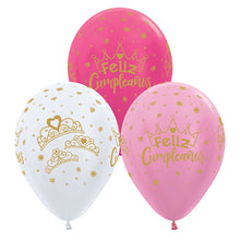 11" Feliz Cumpleanos Crowns Assortment