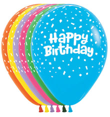 11 inch Happy Birthday Confetti Assortment