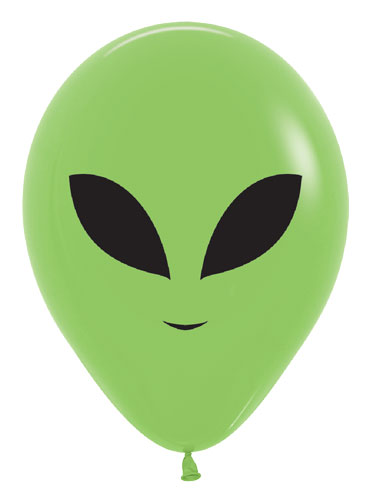 5 inch Alien Head Balloons