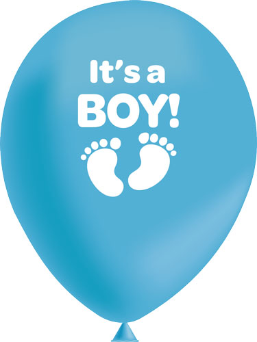 11" It's a Boy Latex Balloons