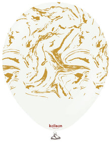 11 Kalisan Space Nebula White Latex With Gold Ink