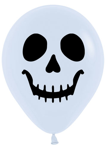 5 inch Skull Face Balloons