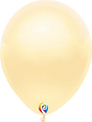 12 Funsational Pearl Ivory Balloons