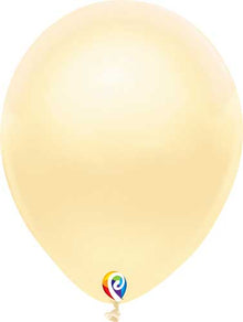 12 Funsational Pearl Ivory Balloons