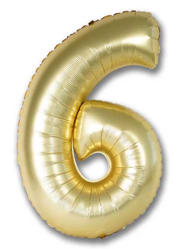 Number 6 Balloon