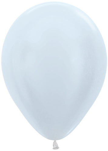 11" Pearl White Sempertex Balloons