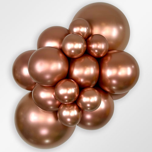 18" Reflex Rose Gold Sempertex Balloons