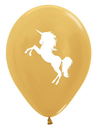 Unicorn Silhouette Latex Balloons