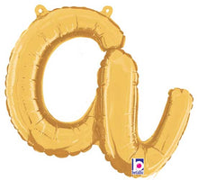 14" Air-Fill Script Letter Balloons