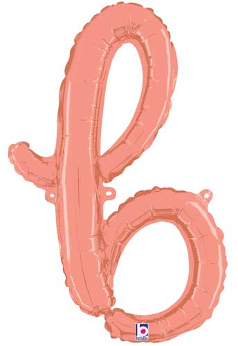 24" Air-Fill Script Letter Balloons
