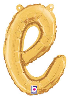 14" Air-Fill Script Letter Balloons