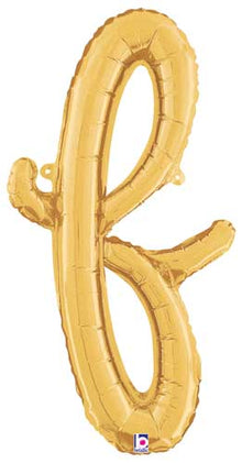 24" Air-Fill Script Letter Balloons