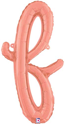 24" Air-Fill Script Letter Balloons