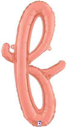 24" Air-Fill Script Letter Balloons