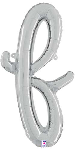 24" Air-Fill Script Letter Balloons