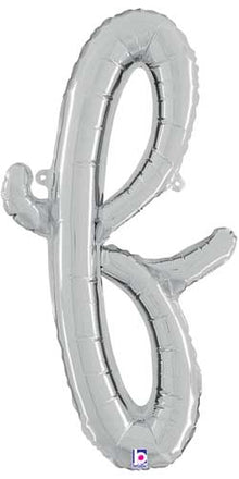 24" Air-Fill Script Letter Balloons