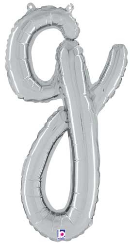 24" Air-Fill Script Letter Balloons