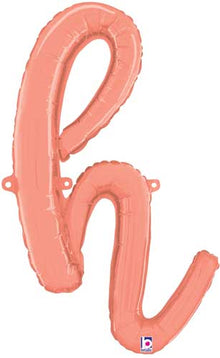 24" Air-Fill Script Letter Balloons