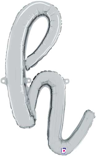 24" Air-Fill Script Letter Balloons