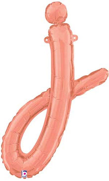 24" Air-Fill Script Letter Balloons