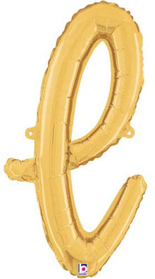 24" Air-Fill Script Letter Balloons