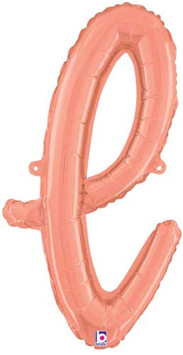 24" Air-Fill Script Letter Balloons
