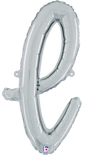 24" Air-Fill Script Letter Balloons