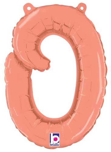 14" Air-Fill Script Letter Balloons