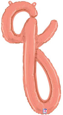 24" Air-Fill Script Letter Balloons