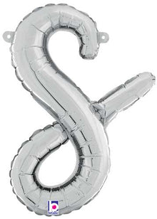 14" Air-Fill Script Letter Balloons